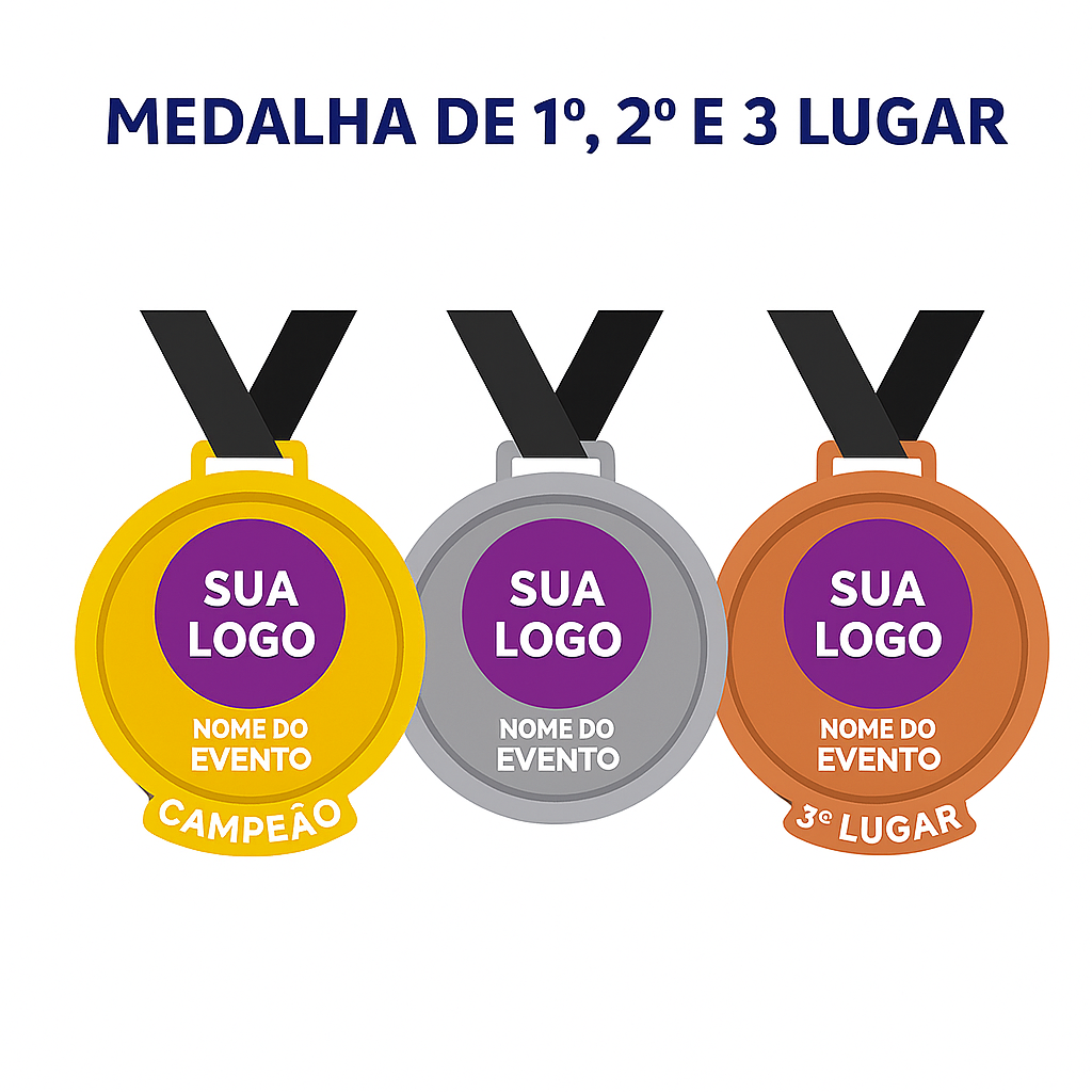 Troféu e Medalha Personalizados em MDF - Ideal para Premiações e Eventos