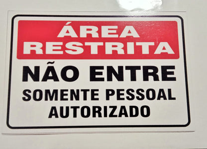 Placa de Sinalização em PS e Impressão Digital - Sinalização Modelos ou Personalizado
