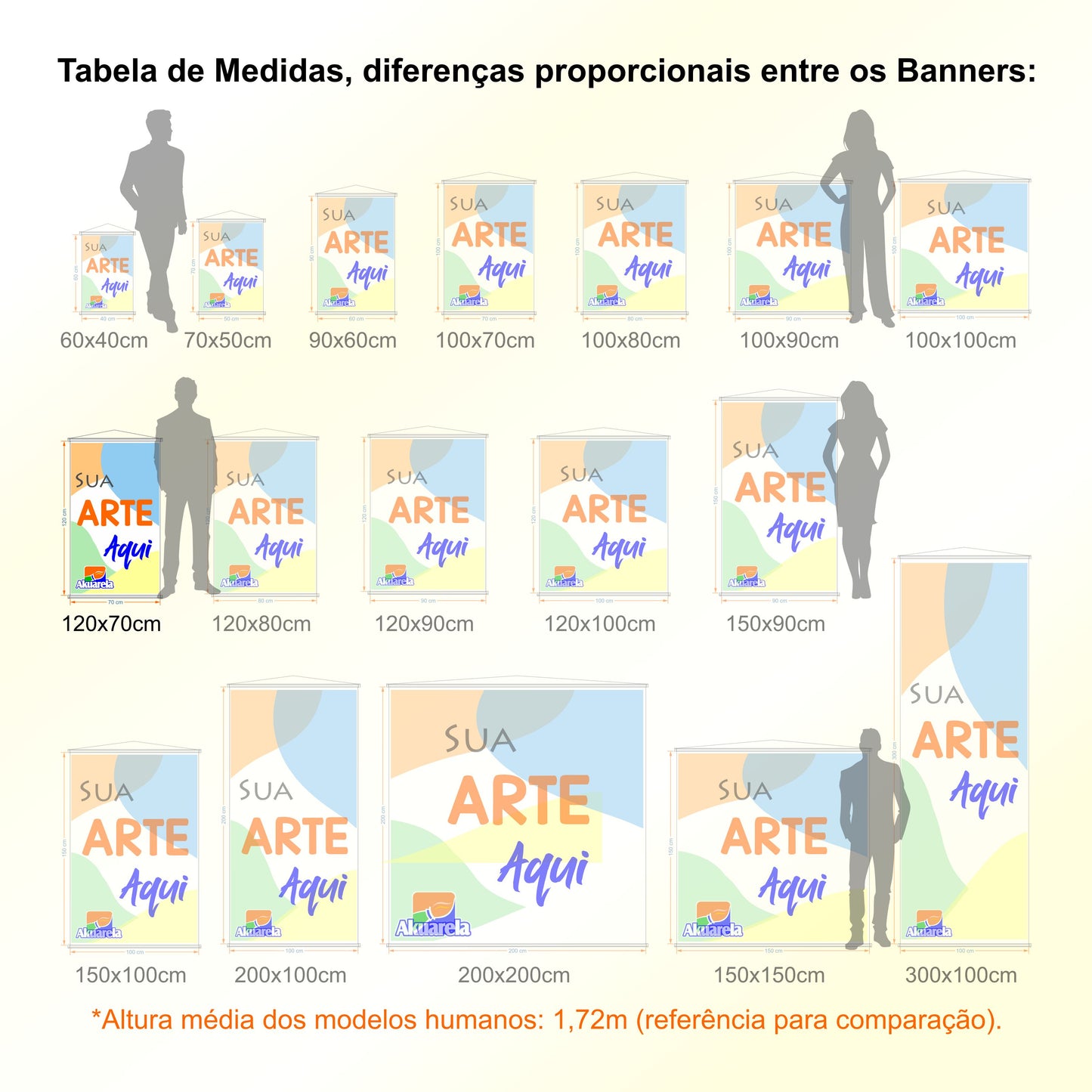 Banner em Lona Premium 280g Personalizado - Trama 1000x1000 com Bastão e Corda