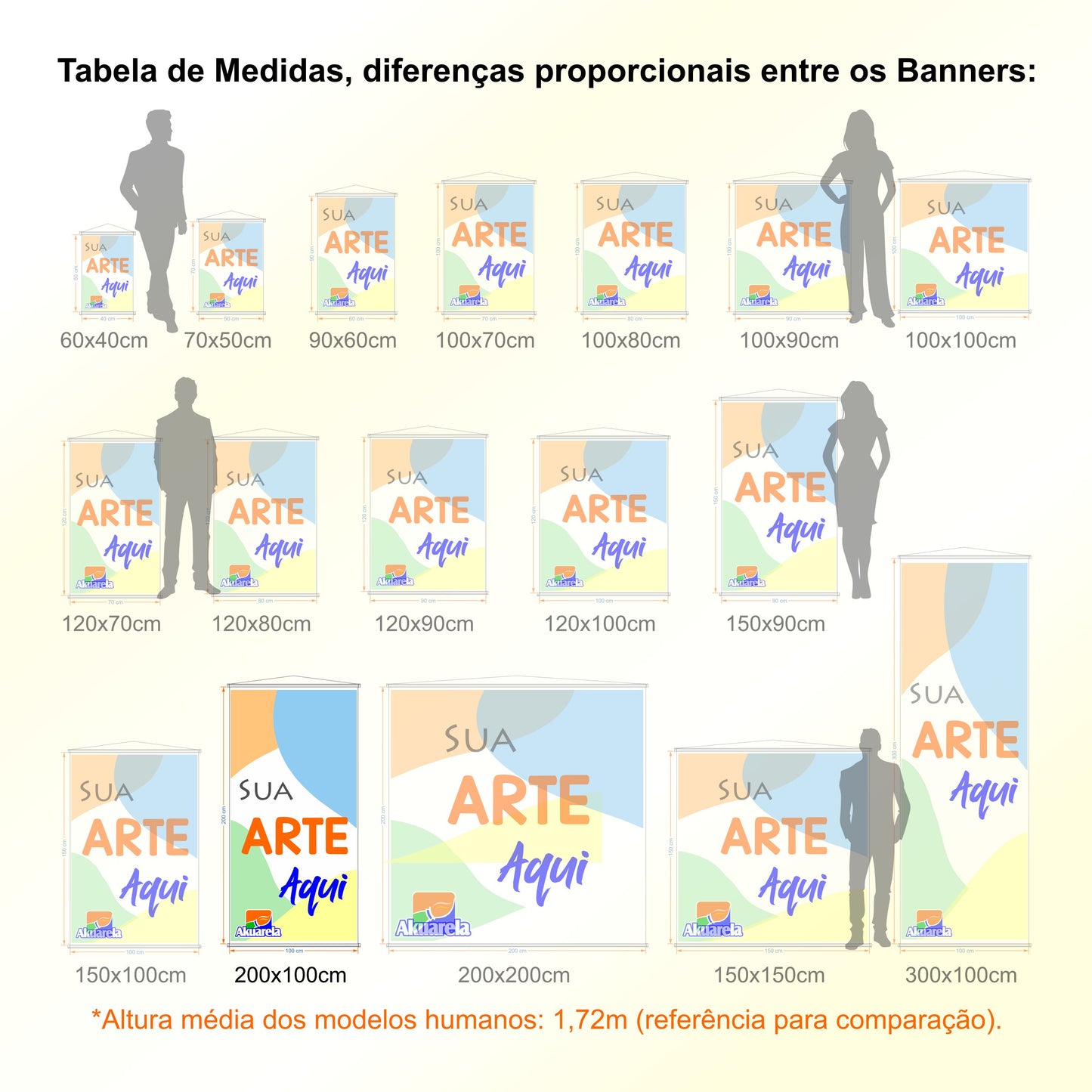 Banner em Lona Premium 280g Personalizado - Trama 1000x1000 com Bastão e Corda