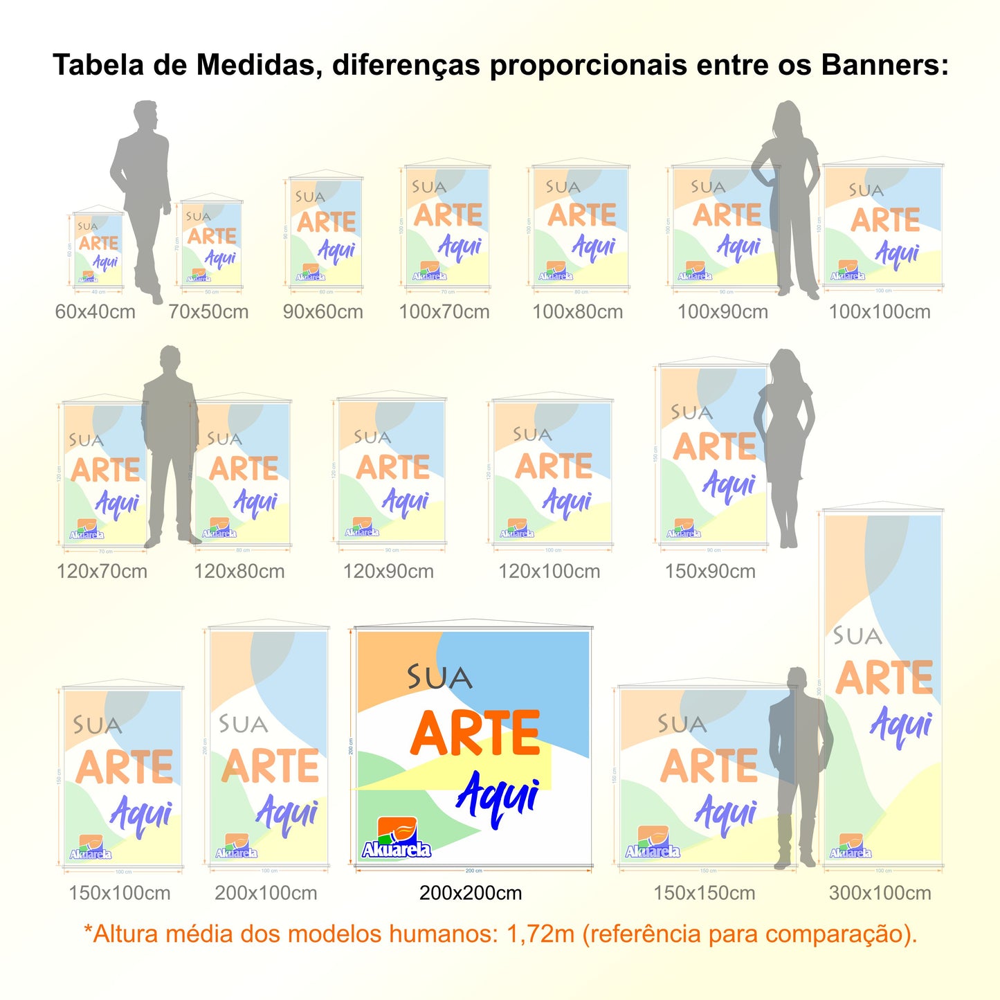 Banner em Lona Premium 280g Personalizado - Trama 1000x1000 com Bastão e Corda