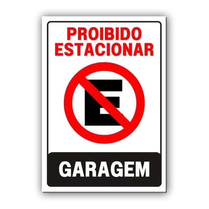 Placa de Sinalização em PS e Impressão Digital - Sinalização Modelos ou Personalizado