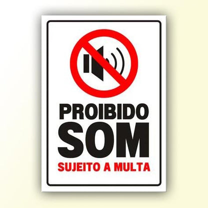 Placa de Sinalização em PS e Impressão Digital - Sinalização Modelos ou Personalizado
