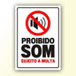 Placa de Sinalização em PS e Impressão Digital - Sinalização Modelos ou Personalizado