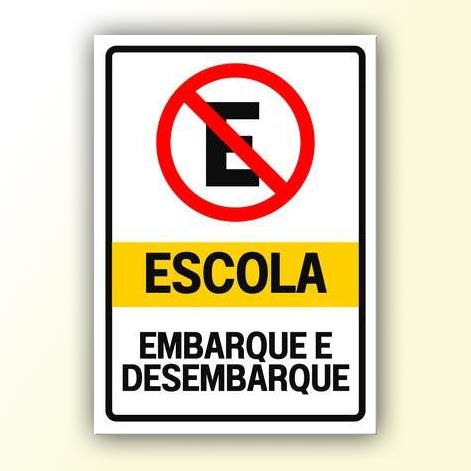Placa de Sinalização em PS e Impressão Digital - Sinalização Modelos ou Personalizado