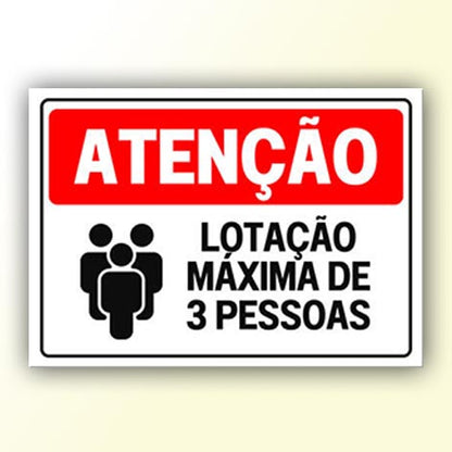 Placa de Sinalização em PS e Impressão Digital - Sinalização Modelos ou Personalizado