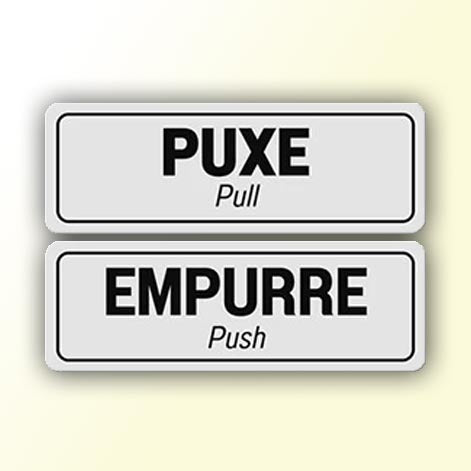 Placa de Sinalização em PS e Impressão Digital - Sinalização Modelos ou Personalizado