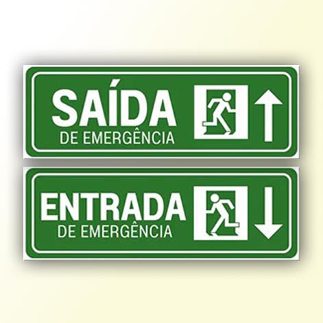 Placa de Sinalização em PS e Impressão Digital - Sinalização Modelos ou Personalizado