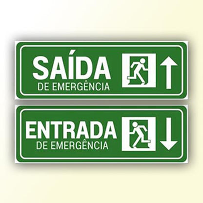 Placa de Sinalização em PS e Impressão Digital - Sinalização Modelos ou Personalizado