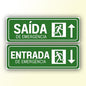 Placa de Sinalização em PS e Impressão Digital - Sinalização Modelos ou Personalizado