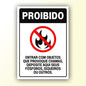 Placa de Sinalização em PS e Impressão Digital - Sinalização Modelos ou Personalizado