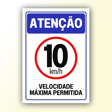 Placa de Sinalização em PS e Impressão Digital - Sinalização Modelos ou Personalizado