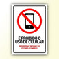 Placa de Sinalização em PS e Impressão Digital - Sinalização Modelos ou Personalizado