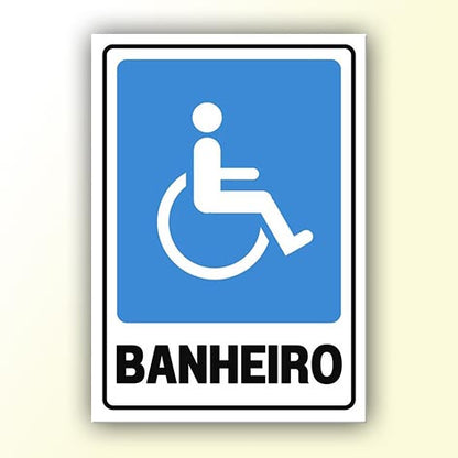 Placa de Sinalização em PS e Impressão Digital - Sinalização Modelos ou Personalizado