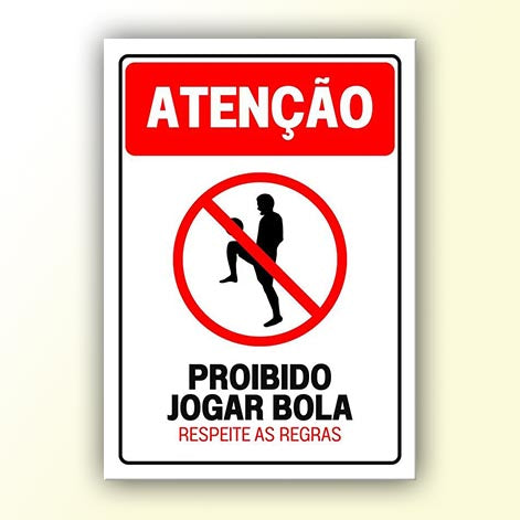 Placa de Sinalização em PS e Impressão Digital - Sinalização Modelos ou Personalizado