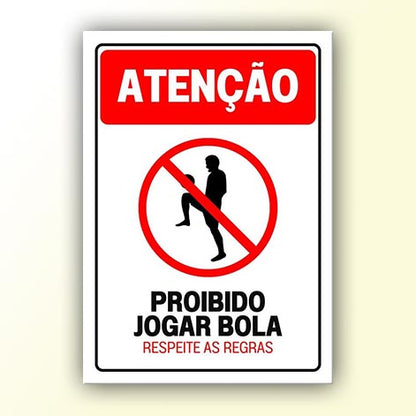 Placa de Sinalização em PS e Impressão Digital - Sinalização Modelos ou Personalizado