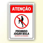 Placa de Sinalização em PS e Impressão Digital - Sinalização Modelos ou Personalizado