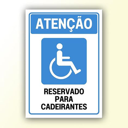 Placa de Sinalização em PS e Impressão Digital - Sinalização Modelos ou Personalizado