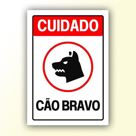 Placa de Sinalização em PS e Impressão Digital - Sinalização Modelos ou Personalizado