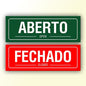 Placa de Sinalização em PS e Impressão Digital - Sinalização Modelos ou Personalizado