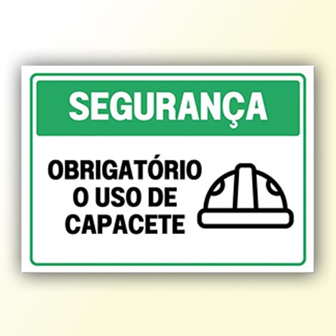 Placa de Sinalização em PS e Impressão Digital - Sinalização Modelos ou Personalizado