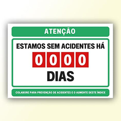 Placa de Sinalização em PS e Impressão Digital - Sinalização Modelos ou Personalizado