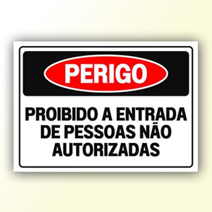 Placa de Sinalização em PS e Impressão Digital - Sinalização Modelos ou Personalizado