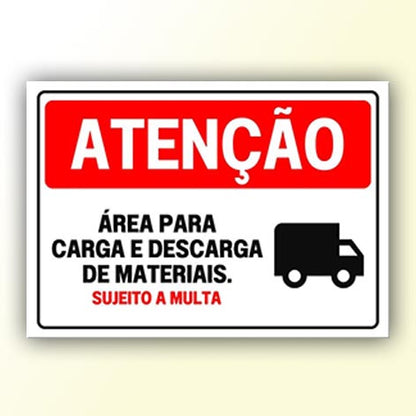 Placa de Sinalização em PS e Impressão Digital - Sinalização Modelos ou Personalizado