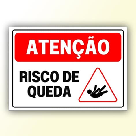 Placa de Sinalização em PS e Impressão Digital - Sinalização Modelos ou Personalizado