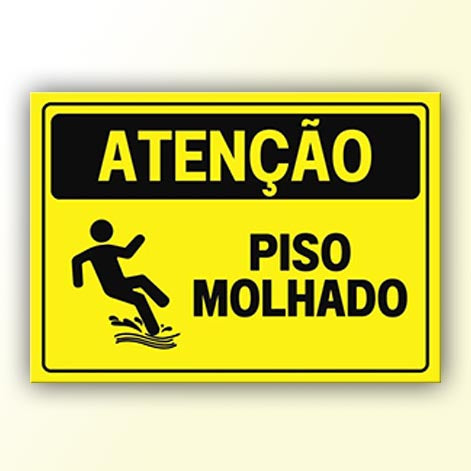 Placa de Sinalização em PS e Impressão Digital - Sinalização Modelos ou Personalizado