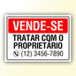 Placa de Sinalização em PS e Impressão Digital - Sinalização Modelos ou Personalizado