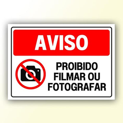 Placa de Sinalização em PS e Impressão Digital - Sinalização Modelos ou Personalizado