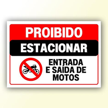 Placa de Sinalização em PS e Impressão Digital - Sinalização Modelos ou Personalizado