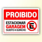 Placa de Sinalização em PS e Impressão Digital - Sinalização Modelos ou Personalizado