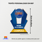 Troféu Personalizado em MDF - Ideal para Premiações e Eventos